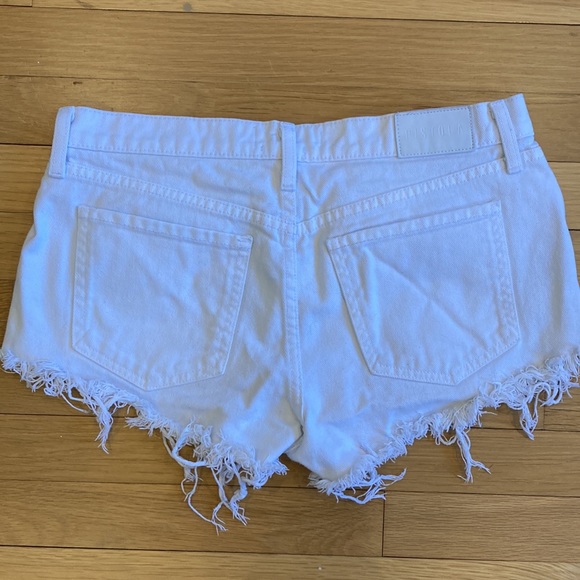 Pistola White Distressed Jean Shorts - Picture 4 of 6
